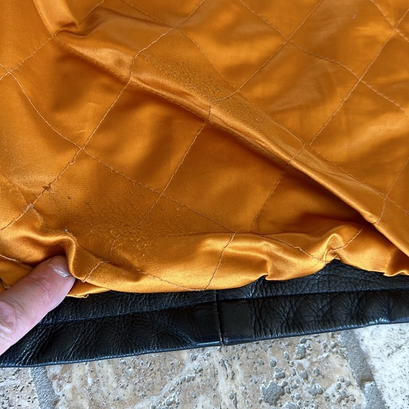 Vintage Leather coat jacket field coat - Picture 9 of 11